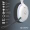 Миниатюра GamePro Asgard Bragi 7.1 RGB Tri-Mod White HSW250W, фото 15