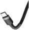 Миниатюра Baseus USB-C to USB-C 2.0m USB 3.1 3A grey-black CATKLF-HG1, фото 2