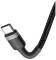 Миниатюра Baseus USB-C to USB-C 2.0m USB 3.1 3A grey-black CATKLF-HG1, фото 5