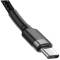 Миниатюра Baseus USB-C to USB-C 2.0m USB 3.1 3A grey-black CATKLF-HG1, фото 7