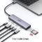Миниатюра Ugreen USB-C 7-in-1 2xUSB 3.0 + 2xUSB-C + HDMI 4K60Hz + S 45521, фото 3