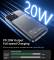 Миниатюра Choetech Magnetic Wireless 5000mAh, 20W, PD, Qi-15W, Black B738-CCBK, фото 6