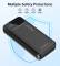 Миниатюра Choetech 20000mAh, 22.5W, PD, QC/3.0, Black B729-ACBK, фото 5