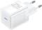 Миниатюра Vention 1xUSB-C PD20W GaN + cable USB-C to USB-C white TZ-FEPW0-EU-01, фото 1
