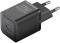 Миниатюра Vention 1xUSB-C PD20W GaN + cable USB-C to USB-C black TZ-FEPB0-EU-01, фото 1