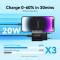 Миниатюра Vention 1xUSB-C PD20W + cable USB-C to Lightning black G17B0-EU, фото 4