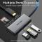 Миниатюра Vention USB-C 6-in-1 3xUSB 3.0 + HDMI 4K30Hz + SD/TF 0.15m TOOHB, фото 4