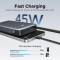 Миниатюра Ugreen 20000mAh 45W with Built-in Cable 55988B, фото 4