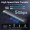 Миниатюра Vention USB-C 6-in-1 HDMI + 2xUSB 3.0 + RJ45 + PD 100W TGNHB, фото 6