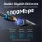 Миниатюра Vention USB-C 6-in-1 HDMI + 2xUSB 3.0 + RJ45 + PD 100W TGNHB, фото 7