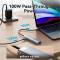Миниатюра Vention USB-C 6-in-1 HDMI + 2xUSB 3.0 + RJ45 + PD 100W TGNHB, фото 8
