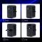 Миниатюра Choetech 4xUSB 100W PD (2хUSB-C+2хUSB-A) сharger diamond mo PD6028-BK, фото 5