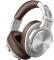 Миниатюра Oneodio Fusion A70 Bluetooth+3,5мм/6,35мм Silver/Brown A70 Silver Brown, фото 1