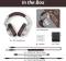 Миниатюра Oneodio Fusion A70 Bluetooth+3,5мм/6,35мм Silver/Brown A70 Silver Brown, фото 3