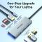 Миниатюра Vention USB 3.1 Type-C to HDMI/USB 3.0x3/SD/TF/PD 100W 7-i TOPHB, фото 6