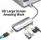 Миниатюра Vention USB 3.1 Type-C to HDM/USB 3.0х3//PD 100W 5-in-1 THFHB, фото 3
