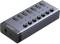 Миниатюра Ugreen USB 3.0 to 7xUSB 3.0 with power supply CM481 gray 90307, фото 1