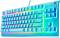 Миниатюра SteelSeries Apex 3 TKL USB UA Aqua 64933, фото 2