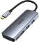 Миниатюра Choetech USB-C 7-in-1 3хUSB 3.0+USB-C PD100W+HDMI 4K 30HZ+S HUB-M19-GY, фото 1