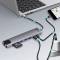 Миниатюра Media-Tech USB-C 8-in-1 HDMI 4K/2xUSB-A/2xUSB-C/RJ45/SD/TF/PD MT5046, фото 6
