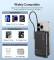 Миниатюра Choetech Magnetic Wireless 10000mAh 20W, PD, Qi-15W, USB-C B735-CCBK, фото 7