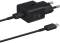 Миниатюра Samsung 25W Power Adapter (w C to C Cable) Black EP-T2510XBEGEU, фото 1