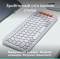 Миниатюра Logitech POP Icon Keys Bluetooth UA Off-White 920-013072, фото 3
