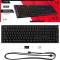 Миниатюра HyperX Alloy Rise PBT HX Red USB UA Black 7G7A3AA, фото 6