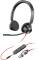 Миниатюра Poly Poly Blackwire 3325-M USB-A/USB-C Black 8X222AA, фото 1