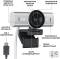 Миниатюра Logitech MX Brio 4K Pale Grey 960-001554, фото 5