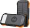 Миниатюра Choetech 10000mAh, 5V/2.1A, solar panel, Qi-5W, Black-Orang B659-OR, фото 3