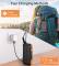 Миниатюра Choetech 10000mAh, 5V/2.1A, solar panel, Qi-5W, Black-Orang B659-OR, фото 5