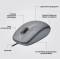 Миниатюра Logitech M110 Silent USB Mid Gray 910-006760, фото 3