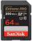 Миниатюра SanDisk 64GB SD class 10 UHS-I U3 V30 Extreme PRO SDSDXXU-064G-GN4IN, фото 1