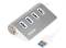 Миниатюра Maxxter USB 3.0 Type-A 4 ports silver HU3A-4P-01, фото 1