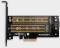 Миниатюра AXAGON PCIe to NVMe+SATA M.2 PCEM2-D, фото 3