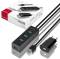 Миниатюра AXAGON USB 3.1 to 4xUSB 3.0 1.2m + power adapter + cable HUE-S2BP, фото 3