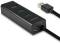 Миниатюра AXAGON USB 3.1 to 4xUSB 3.0 1.2m + cable USB to Micro 5P HUE-S2BL, фото 4