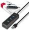 Миниатюра AXAGON USB 3.1 to 4xUSB 3.0 1.2m + cable USB to Micro 5P HUE-S2BL, фото 9