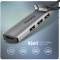 Миниатюра AXAGON USB-C to 3xUSB-A + HDMI 0.15m gray HMC-H3A, фото 5