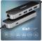 Миниатюра AXAGON USB-C to 2xUSB-A + 1xUSB-C + HDMI + RJ45 + PD100W HMC-6GLN, фото 4