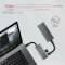 Миниатюра AXAGON USB-C to 2xUSB-A + 2xUSB-C 10Gbps 0.13m gray HMC-4G2, фото 4