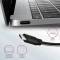 Миниатюра AXAGON USB-C to 2xUSB-A + 2xUSB-C 10Gbps 0.13m gray HMC-4G2, фото 7