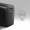 Миниатюра AXAGON 1xUSB QC4.0 + 1xUSB-C PD45W PPS black ACU-PQ45, фото 3