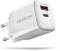Миниатюра AXAGON 1xUSB QC4.0 + 1xUSB-C PD30W PPS white ACU-PQ30W, фото 2