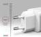 Миниатюра AXAGON 1xUSB QC4.0 + 1xUSB-C PD30W PPS white ACU-PQ30W, фото 4