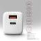Миниатюра AXAGON 1xUSB QC4.0 + 1xUSB-C PD30W PPS white ACU-PQ30W, фото 5