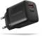 Миниатюра AXAGON 1xUSB QC4.0 + 1xUSB-C PD30W PPS black ACU-PQ30, фото 2