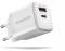Миниатюра AXAGON 1xUSB QC3.0 + 1xUSB-C PD20W white ACU-PQ20W, фото 2