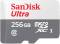 Миниатюра SanDisk 256GB microSDXC class 10 UHS-I Ultra SDSQUNR-256G-GN3MN, фото 1